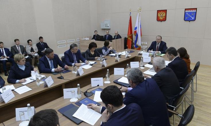 Посещение Ленинградской области. Совещание.