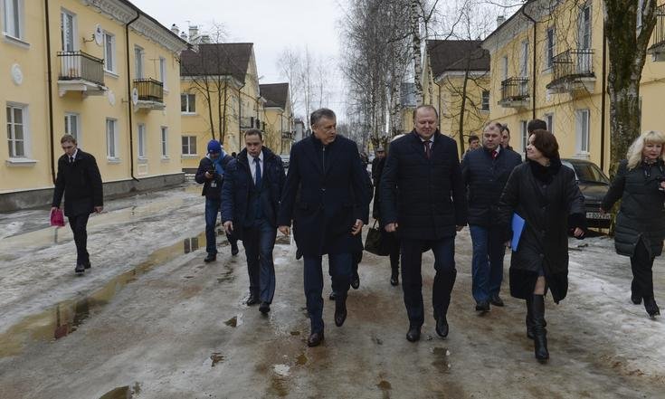 Посещение Ленинградской области. Совещание.