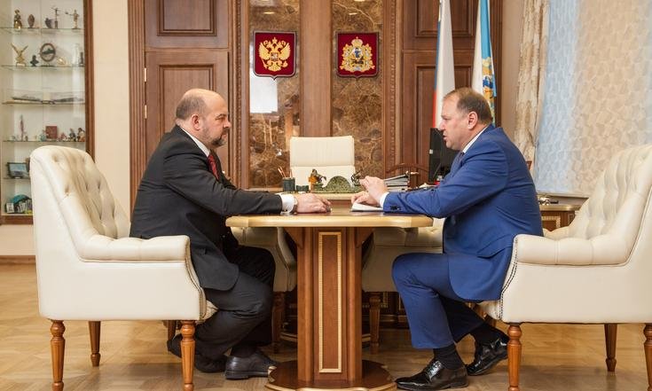 Н.Цуканов посетил Архангельск