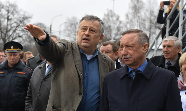 Осмотр стадиона в Ленинградской области