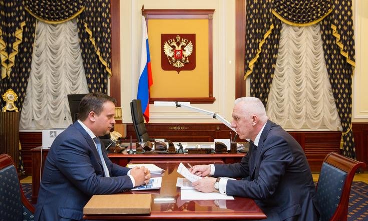 Рабочая встреча с А.Никитиным