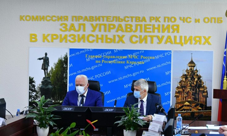 Совещание по лесным пожарам в Карелии