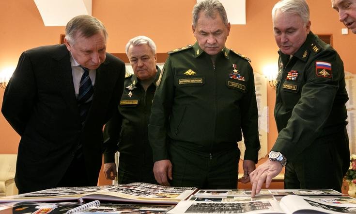Поездка С.Шойгу в Санкт-Петербург