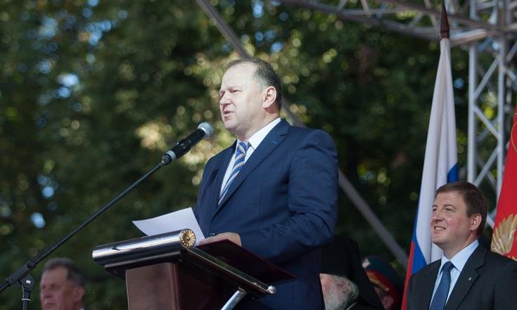 Пребывание Н.Цуканова на юбилее города Великих Лук