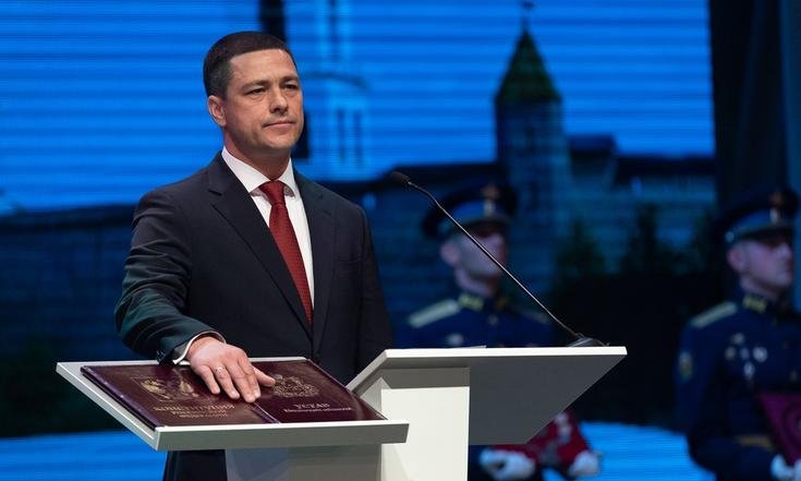 Вступление в должность Губернатора Псковской области М.Ведерникова