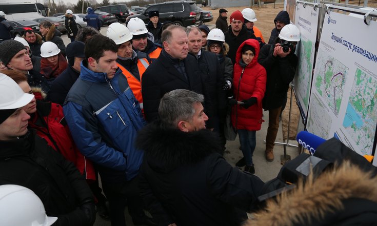 На строительстве МАПП Дубки