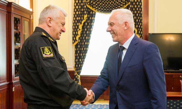 Рабочая встреча А.Гуцана и Н.Евменова