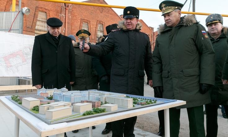 Поездка С.Шойгу в Санкт-Петербург