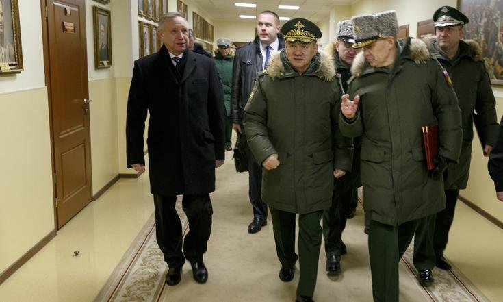 Поездка С.Шойгу в Санкт-Петербург
