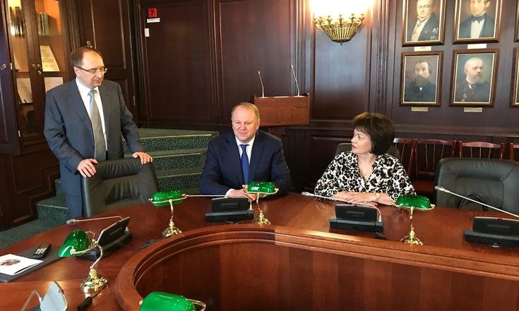 Н.Цуканов посетил СПбГУ