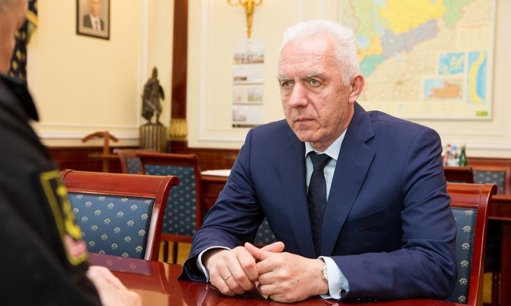 Рабочая встреча А.Гуцана и Н.Евменова