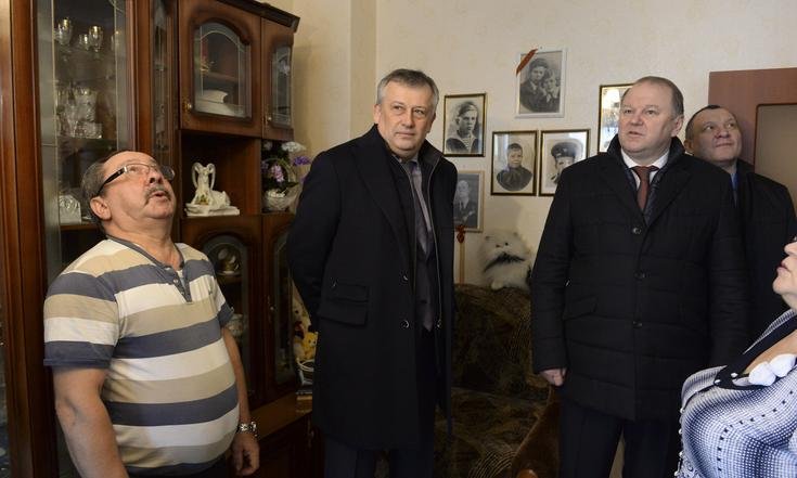 Посещение Ленинградской области. Совещание.