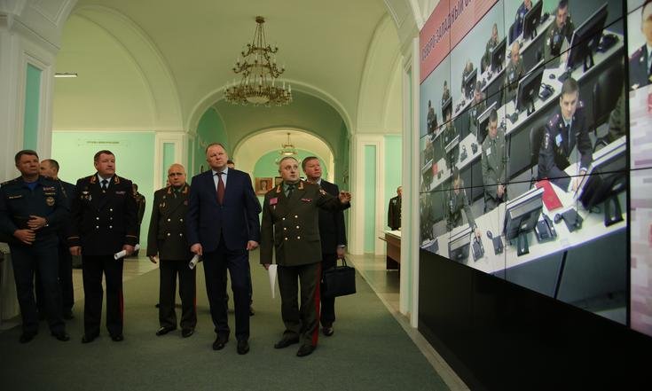 Н. Цуканов посетил управление Северо-Западного округа войск национальной гвардии Российской Федерации